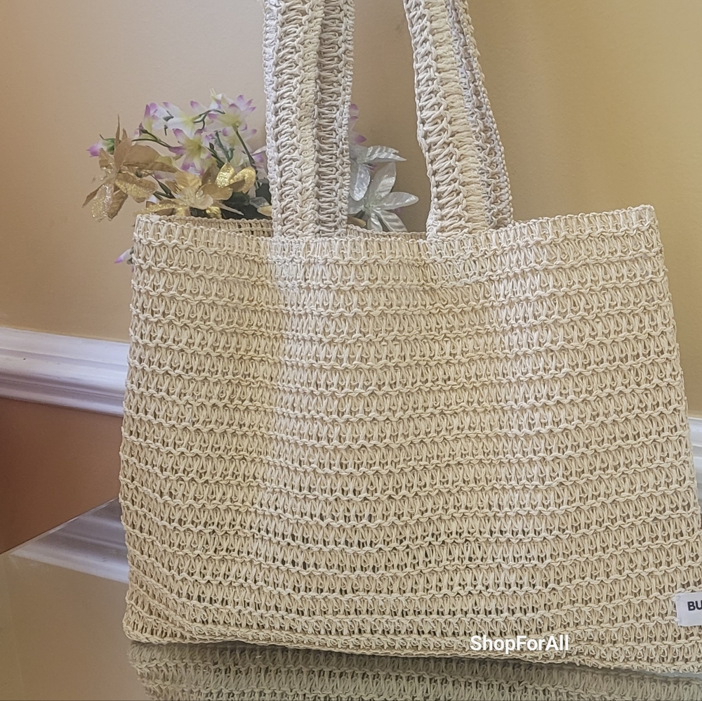 Burberry straw tote bag - Picture 8 of 8